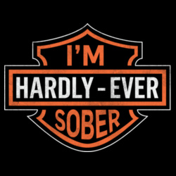 HARDLY-EVER SOBER II - HOODIE Design