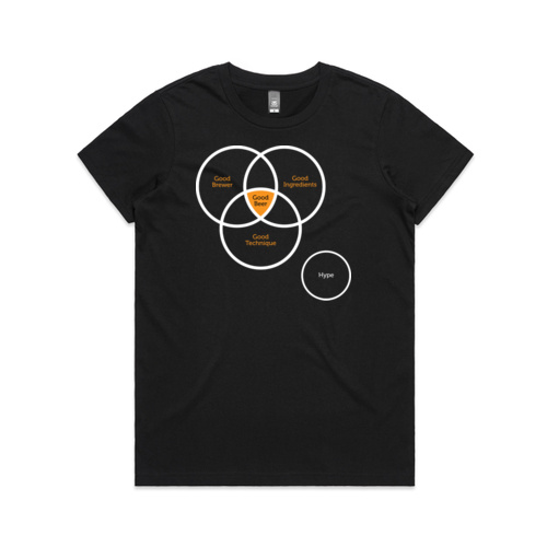 GOOD BEER NO HYPE - LADIES Thumbnail