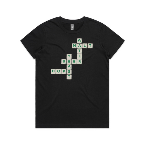 BEER INGREDIENTS LADIES - BLACK Thumbnail
